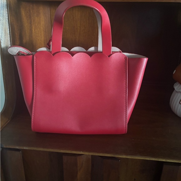 Kate Spade Red Scalloped Mini Bag - Picture 3 of 8